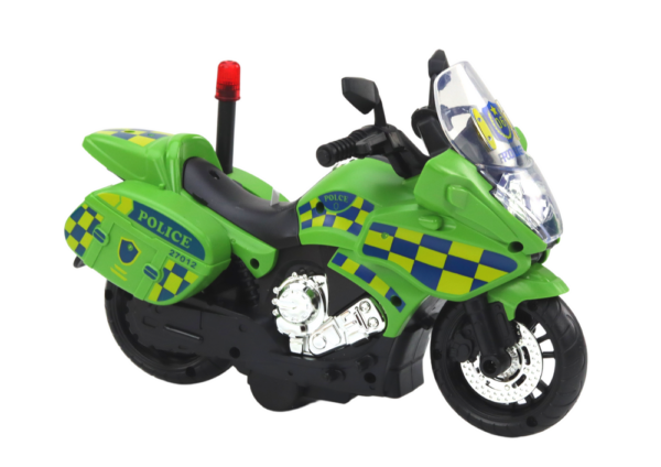 Police Motorcycle Motor Police Car Light Sound Motorek Mix - Image 3