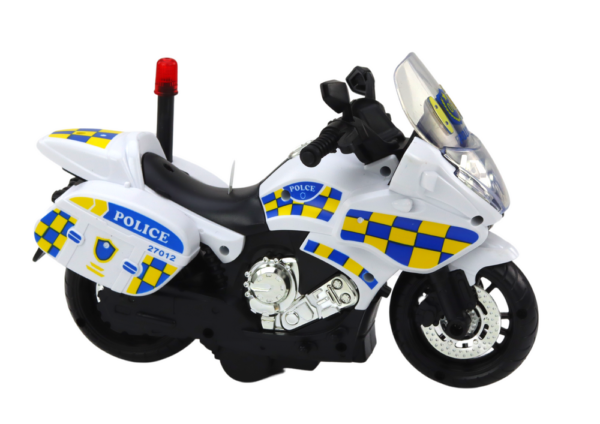 Police Motorcycle Motor Police Car Light Sound Motorek Mix - Image 4