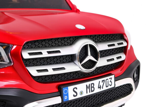 Licencirani auto na akumulator Mercedes Benz X-Class MP4  - crveni/lakirani - Image 12