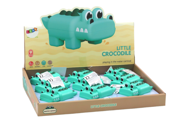 Wind-up Crocodile Bath Toy, Green - Image 3