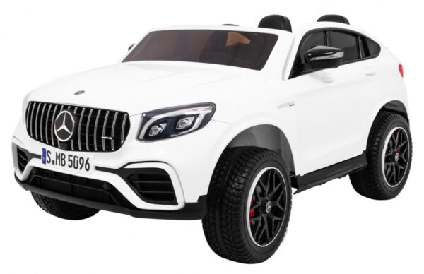 Licencirani auto na akumulator Mercedes GLC 63S - dvosjed - bijeli