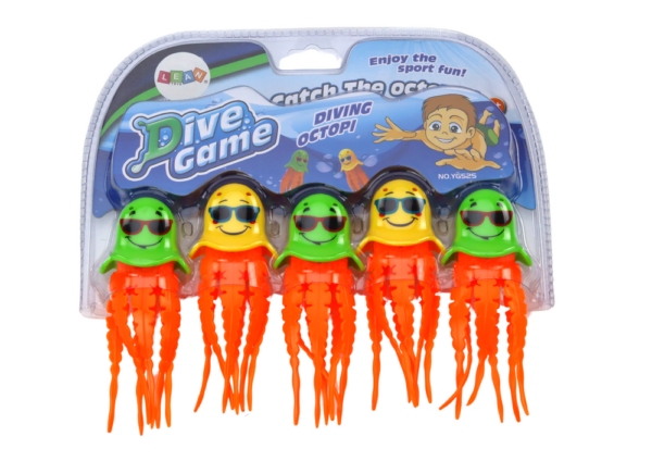 Bath Toys Jellyfish Diving Set 6 Pieces - Image 3