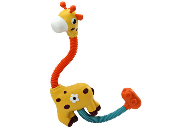 Yellow Giraffe Bath Toy Shower Sprinkler - Image 2