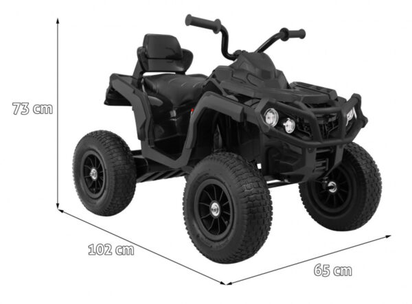 Quad na akumulator ATV AIR - crni - Image 2