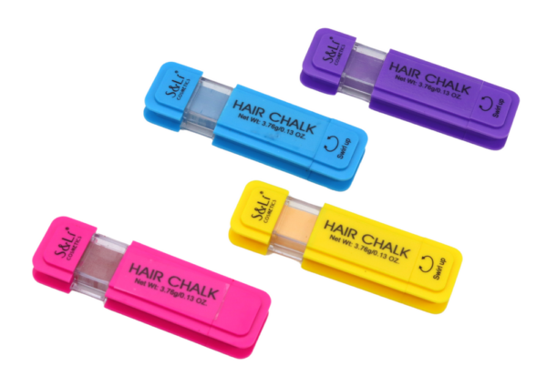 Hair Dyeing Chalk 4pcs Colored Chalk - Image 2