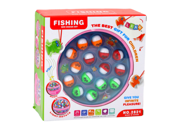 Game Fishing Rods Lights Sounds Pink - Image 4