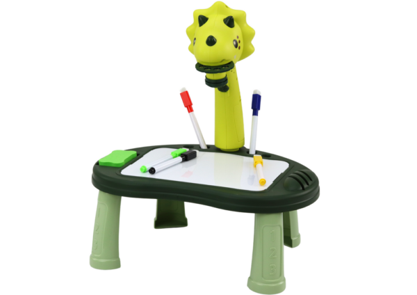 Dinosaur Drawing Projector Game Table 2in1 Chinese Snakes Green - Image 3