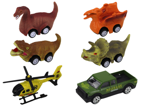 Kamion Dinosaur Springs 6 pcs  - zeleni - Image 4