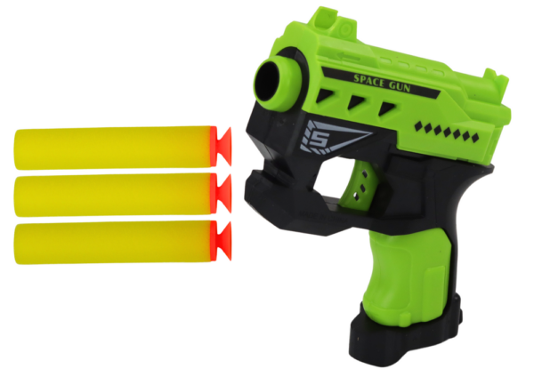 Mini Foam Dart Gun With Suction Cups, green - Image 3