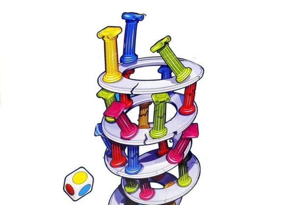 Exciting Leaning Tower with Columns Family Game - Image 3