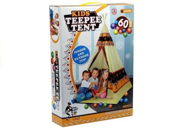 Tent Teepee Indian Tipi Playhouse + 60 Balls - Image 3