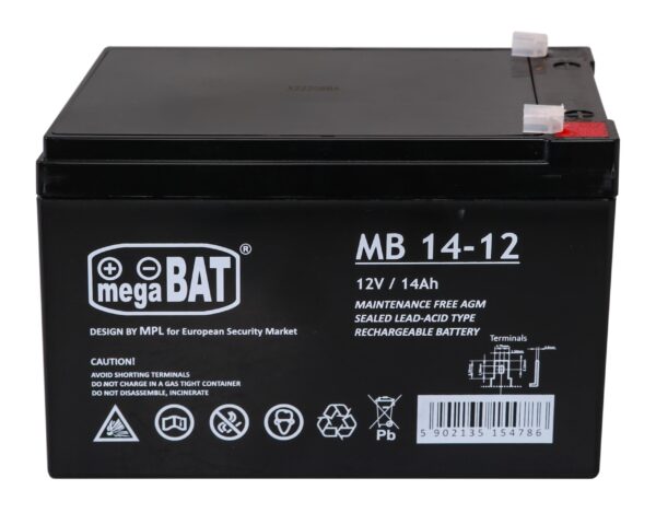 Vehicle parts battery 12V 14AH - Image 2