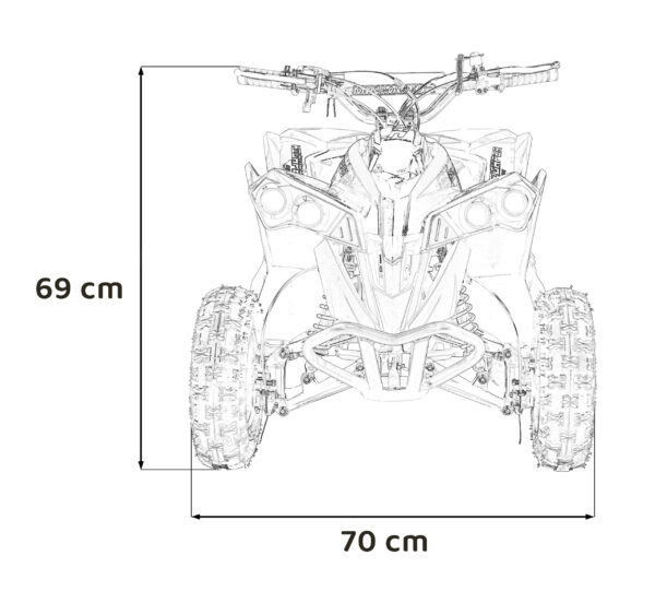 Quad na akumulator RENEGADE HighPer 49CC Combustiion - zeleni - Image 22