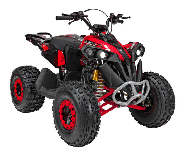 Quad na akumulator RENEGADE HighPer 125CC Combustion - crveni