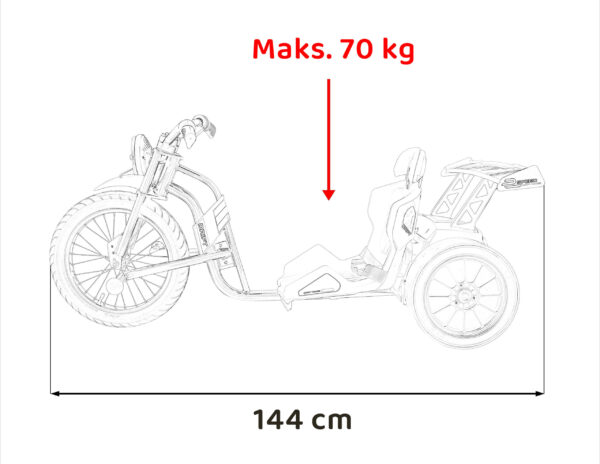 Vozilo na akumulator DRIFT BIKE 21 - zeleni - Image 14