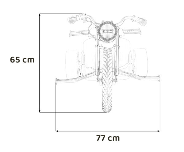 Vozilo na akumulator DRIFT BIKE 21 - zeleni - Image 15