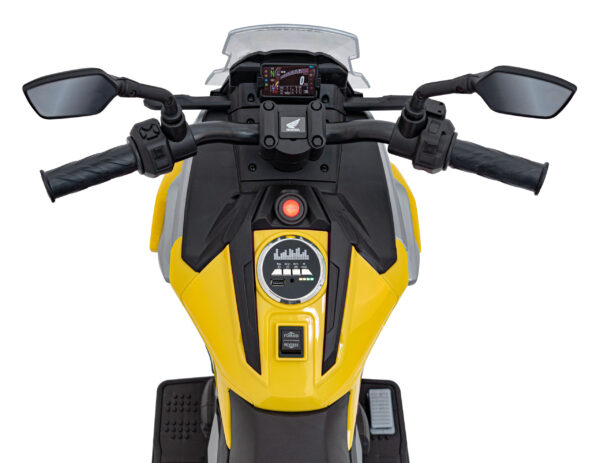 Licencirani motor na akumulator Honda NC750X  - žuti - Image 8