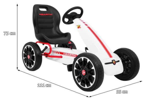 Go-kart ABARTH - bijeli - Image 2