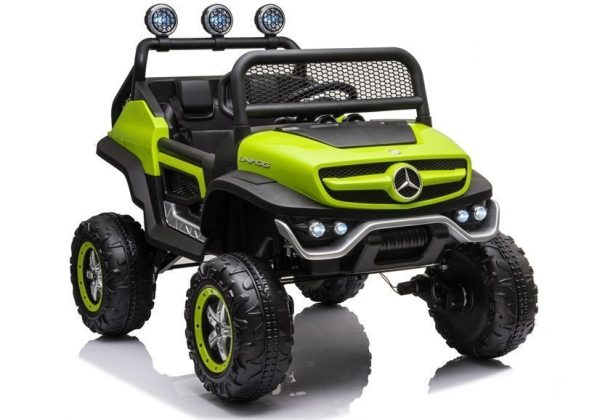 Licencirani auto na akumultor Mercedes Unimog S - zeleni