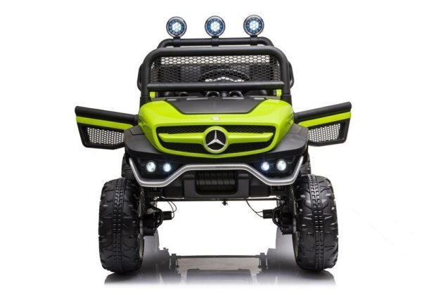 Licencirani auto na akumultor Mercedes Unimog S - zeleni - Image 7