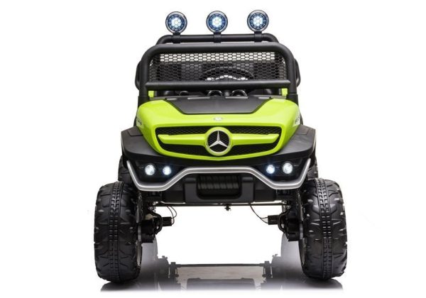 Licencirani auto na akumultor Mercedes Unimog S - zeleni - Image 2