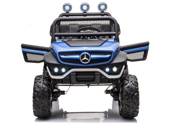 Licencirani auto na akumultor Mercedes Unimog S 4x4 - plavi/lakirani - Image 5