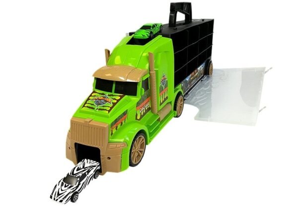 Truck Transporter Sorter Suitcase with Dinosaurs Green - Image 3