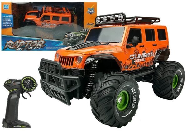 Remote controlled Car Off-road R/C Jeep Orange 2.4G