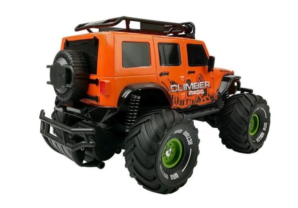 Remote controlled Car Off-road R/C Jeep Orange 2.4G - Image 3