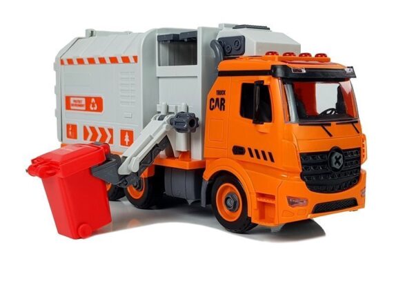 DIY Garbage Truck Sorter Kit Waste Sorting Game Screwdriver Sound Light Effects - Image 2