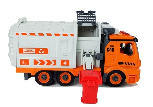 DIY Garbage Truck Sorter Kit Waste Sorting Game Screwdriver Sound Light Effects - Image 3