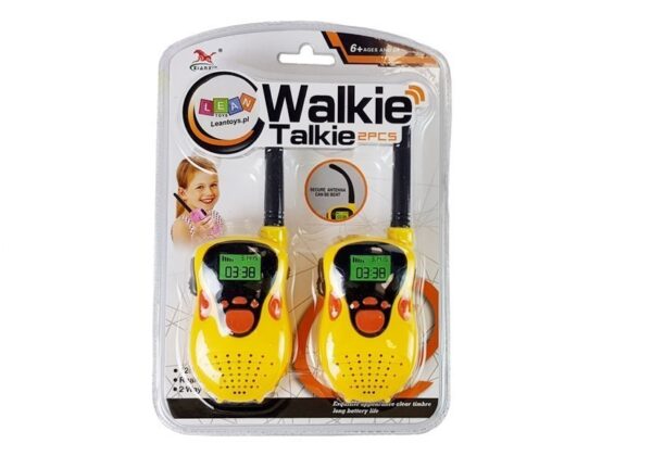 Walkie-talkies Range 100 m Yellow For Children - Image 3