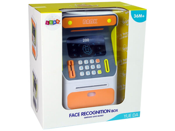 Cash Box Machine Face Recognition PIN Saving Orange - Image 4