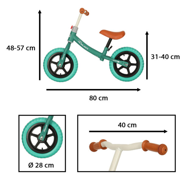 Bicikl bez pedala FIX Balance - tirkizni - Image 3