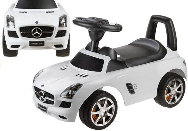 Licencirana guralica Mercedes-Benz SLS AMG - bijela - Image 2