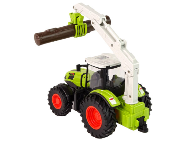 Traktor na daljinsko upravljanje Wood 1:24 R/C - zeleni - Image 3