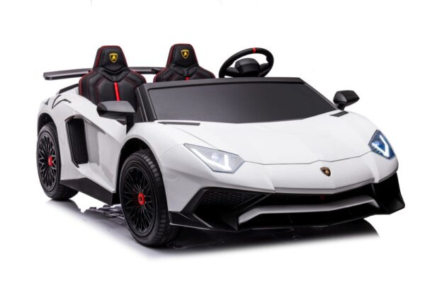 Licencirani auto na akumulator Lamborghini XXL A8803 24V - dvosjed -  bijeli