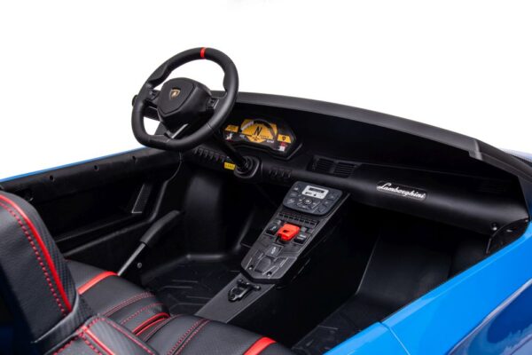 Licencirani auto na akumulator Lamborghini XXL A8803 24V - dvosjed - plavi - Image 4