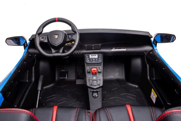 Licencirani auto na akumulator Lamborghini XXL A8803 24V - dvosjed - plavi - Image 5