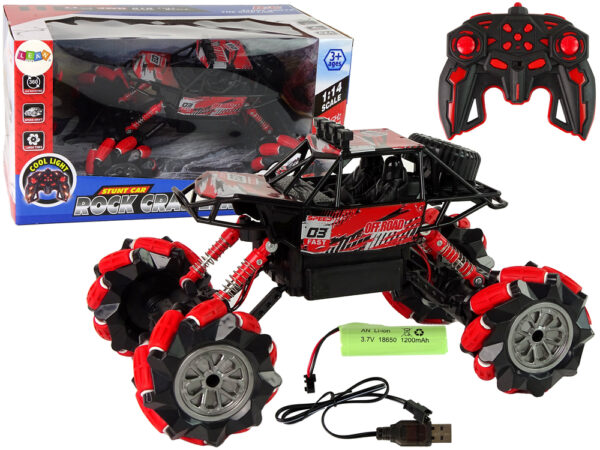 Buggy na daljinsko upravljanje off-road car R/C 1:14  - crveni