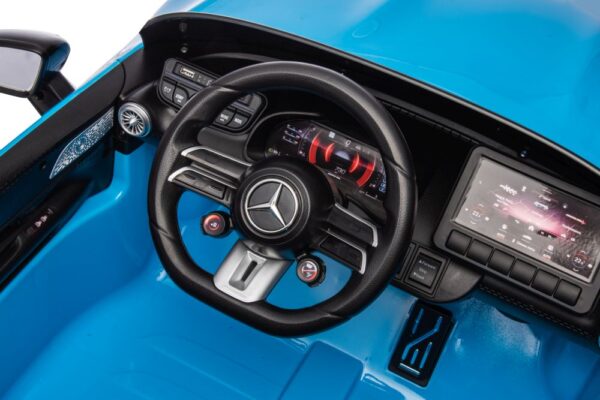 Licencirani auto na akumulator Mercedes AMG SL63  - plavi/lakirani - Image 10