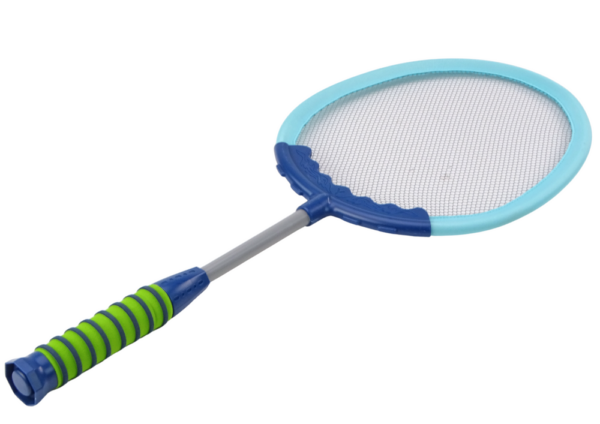 Set za badminton 2 loptice + 2 reketa - plavi - Image 3