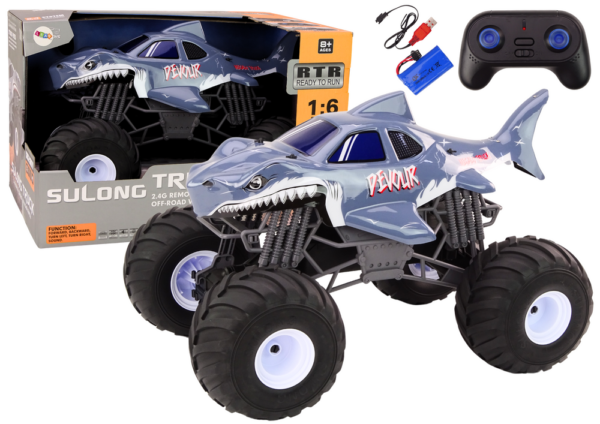 Buggy na daljinsko upravljanje BIG 2.4G RC 1:6  - shark