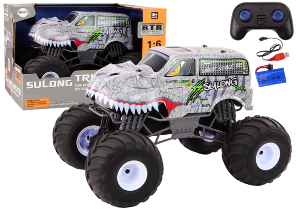 Buggy na daljinsko upravljanje BIG 2.4G RC 1:6 - Dinosaur