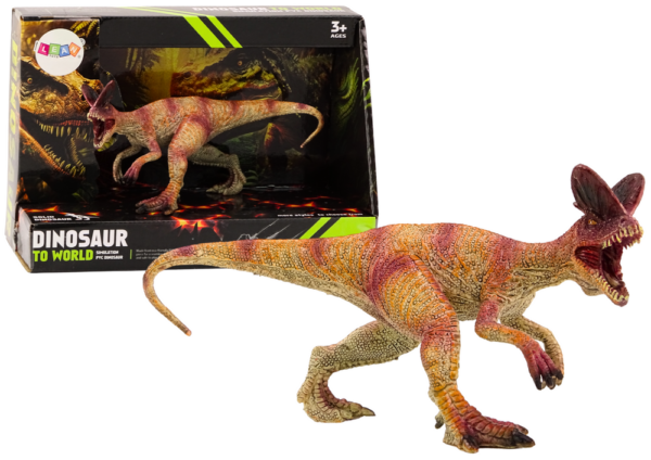 Figurica dinosaura Dilophosaurus - crveni