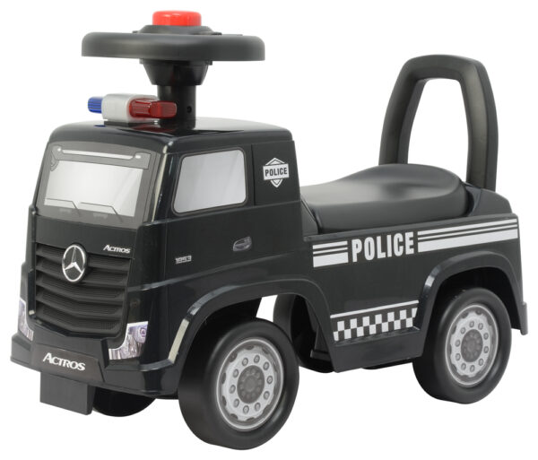 Mercedes Actros Police 3316A ride-on, Black - Image 2