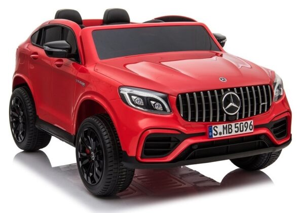 Licencirani auto na akumulator Mercedes GLC 63S QLS 4x4 - dvosjed - crveni