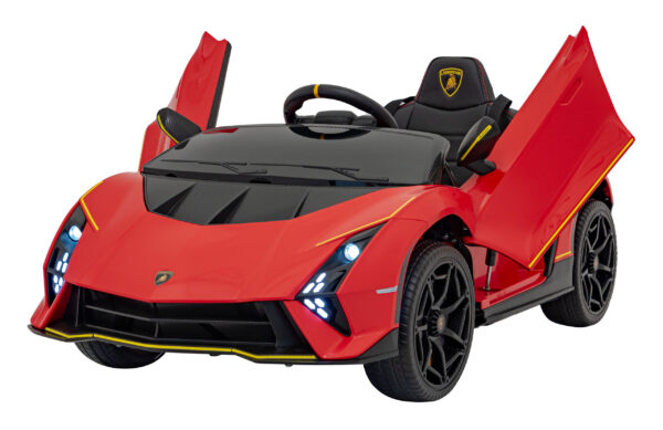 Licencirani auto na akumulator Lamborghini Invencible - crveni - Image 4