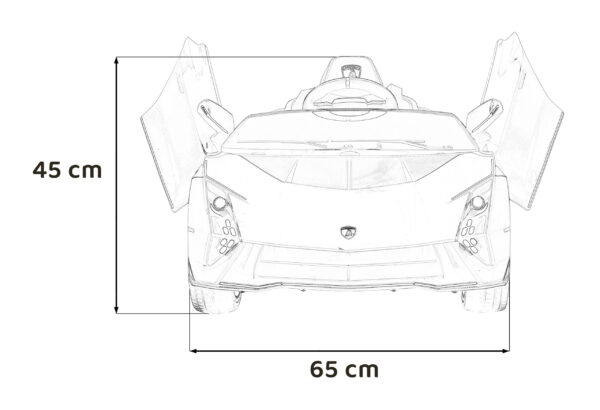 Licencirani auto na akumulator Lamborghini Invencible - crveni - Image 23