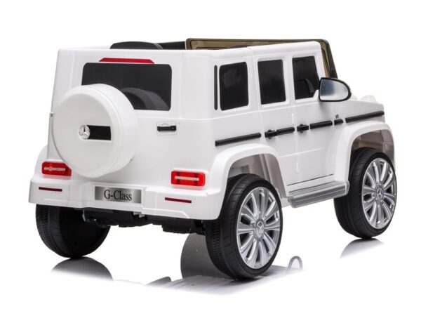 Licencirani auto na akumulator Mercedes G500 - bijeli - Image 5